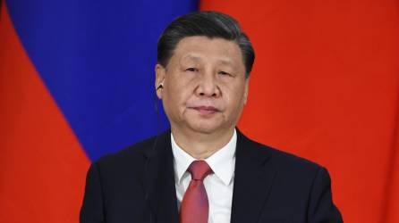 El presidente de China, Xi Jinping, en una conferencia de prensa en Moscú.