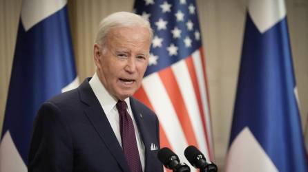 Biden se pronunció sobre la guerra de Ucrania y Rusia durante su visita a Finlandia.
