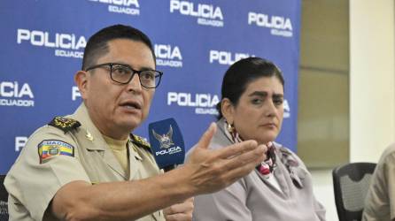 El comandante de la Policía de Ecuador, Cesar Zapata, anunció la captura del capo Fabricio Colon Pico, líder de la banda criminal ‘Los Lobos’.