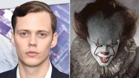 Bill Skarsgård saltó a la fama al interpretar al payaso Pennywise en la película “It”.