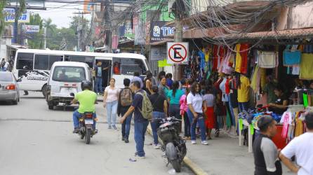 Las ventas cayeron al cierre de este año en Choloma, de acuerdo con la CCICH. Fotos: Moisés Valenzuela