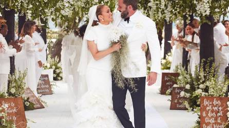 Jennifer López y Ben Affleck se casaron hace dos semanas en Georgia.