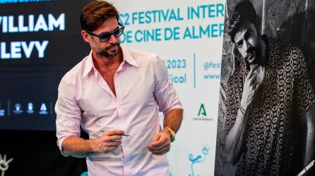 El actor de origen cubano William Levy, premio de honor del Festival Internacional de Cine de Almería (FICAL). EFE/ Carlos Barba