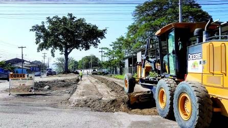 <b>Los trabajos de terracería en la ampliación de la avenida Júnior avanzan.</b>