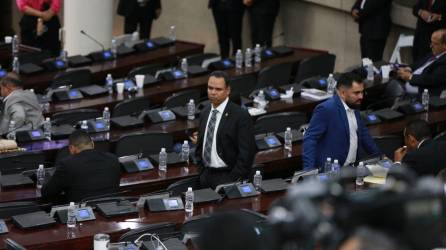 El diputado del Partido Nacional, Jorge Zelaya, durante una sesión en el Congreso Nacional de Honduras.