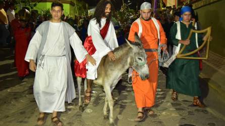 El Domingo de Ramos, el cuadro vivo será el Hossana en las Alturas de la entrada de Jesús a la capital de Israel.