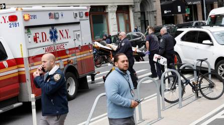 El incidente ocurrió poco después de que dentro del tribunal, donde se juzga a Trump, se terminaran de seleccionar a los miembros del jurado.