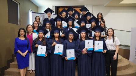 La ceremonia se llevó a cabo en el auditorio de UNITEC- Campus San Pedro Sula.