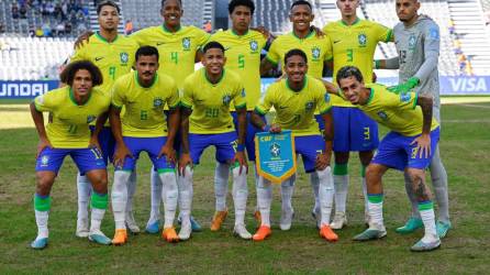 El 11 titular de Brasil que goleó 4-1 a Túnez por los octavos de final del Mundial Sub-20.