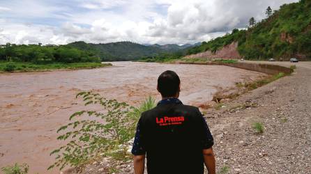 Colocarán sensores a lo largo del Ulúa para medir los niveles del caudal.<b> Foto Melvin Cubas.</b>