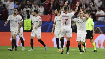 El Sevilla obtuvo su primera victoria en Champions League.