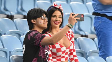 La sexy aficionada de Croacia se ha robado el suspiro de los fanáticos al fútbol con su presencia en Qatar.