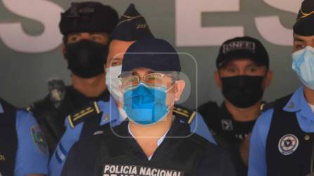 Juan Orlando Hernández fue capturado este martes 15 de febrero de 2022, en Tegucigalpa, luego que Estados Unidos lo solicitara en extradición por vínculos con el narcotráfico. Fotografía: La Prensa