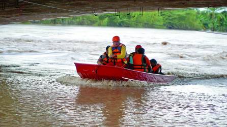 El valle de Sula vuelve a ser zona de desastre tras los embates del río Ulúa.