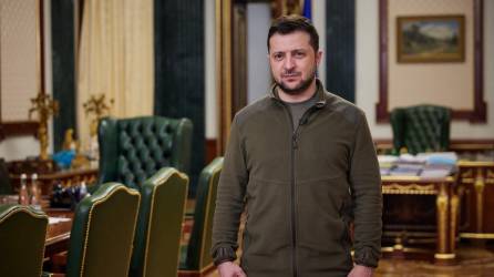 El presidente de Ucrania, Volodomir Zelenski. Fotografía: AFP