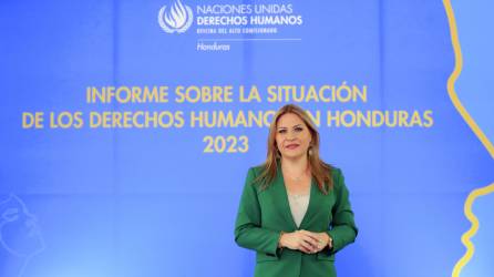 Isabel Albaladejo, representante de la Oficina de la Alta Comisionada de Naciones Unidas para los Derechos Humanos en Honduras.