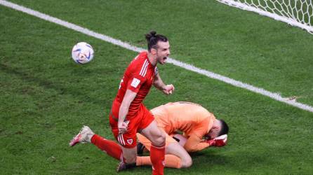 Gareth Bale marcó de penal y le dio el empate a su equipo Gales ante Estados Unidos.