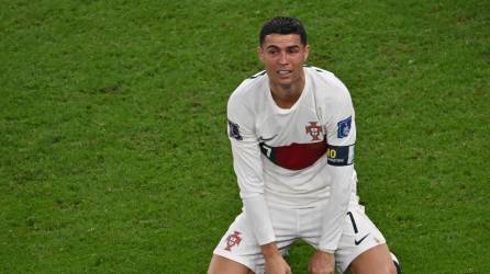 Cristiano Ronaldo durante el Mundial de Qatar 2022.