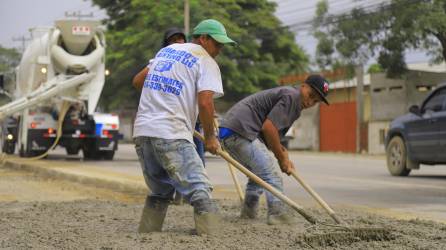 En el tramo entre el Infop y la colonia Providencia se trabajó ya en la terracería. Foto: Melvin Cubas.