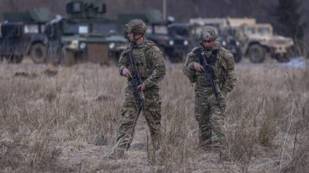Militares estadounidenses permanecen apostados en bases de la OTAN en Polonia para reforzar el flanco este de la Alianza.