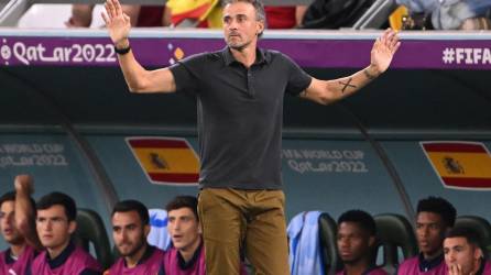 Luis Enrique fue entrenador de España durante el Mundial de Qatar 2022.
