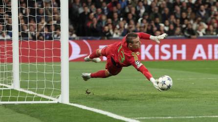 Champions: Lunin se viste de héroe y salva al Real Madrid ante Braga