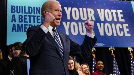 Biden celebró la victoria de los demócratas en las legislativas que permite a su partido mantener el control del Senado.