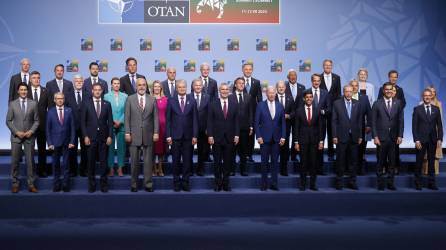 Los miembros de la Alianza reunidos este martes en la cumbre celebrada en Vilna.