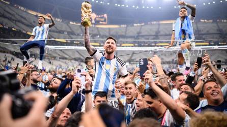 Lionel Messi conquistó su primera Copa del Mundo .