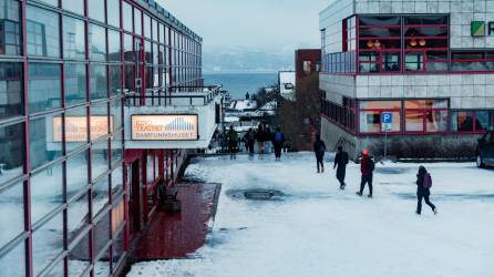 El Centro de Mo i Rana, que intenta consolidarse como la capital verde de Noruega.