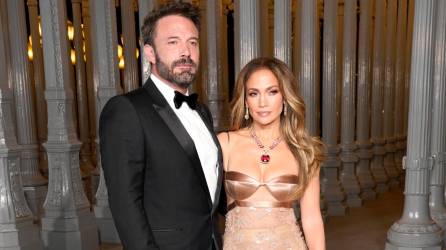 Ben Affleck y Jennifer López en la reciente LACMA Art+Film Gala, celebrada en Los Ángeles, California.