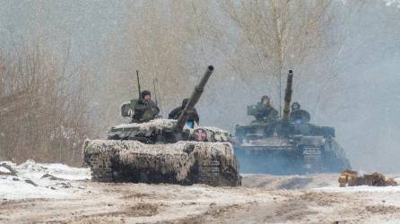 El Ejército de Ucrania inició este jueves las maniobras Tormenta de nieve para responder a la exhibición de fuerza de Rusia en Minsk.