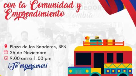El evento es este domingo, 26 de noviembre, en la Plaza de las Banderas, contiguo al Estadio Morazán, de San Pedro Sula (Honduras).