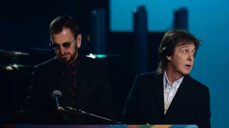 Ringo Starr y Paul McCartney, integrantes de The Beatles.