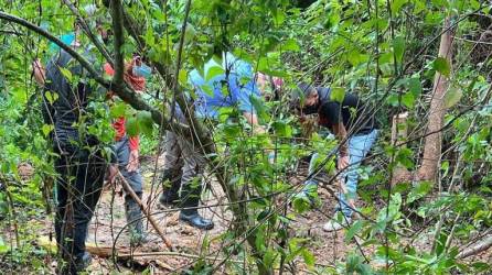 Medicina Forense exhuma los cadáveres para investigación.