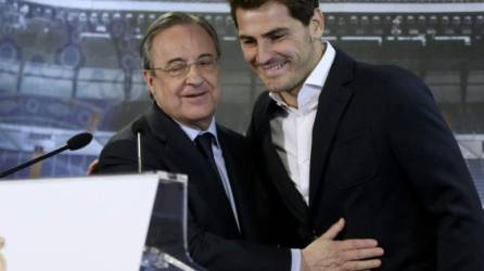 El presidente del Real Madrid, Florentino Pérez señaló a Iker Casillas como un fraude. Foto EFE.