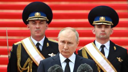 Putin agradeció a los soldados rusos por haber evitado una “guerra civil” tras el motín de Wagner el fin de semana.