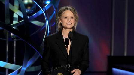 La actriz Jodie Foster en la pasada entrega de los premios Emmy.