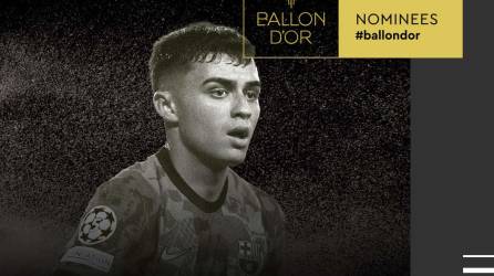 Pedri del FC Barcelona ha sido nominado al Balón de Oro 2021.