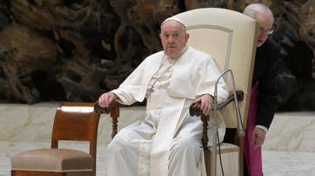 El Papa Francisco asistió a una audiencia este miércoles.