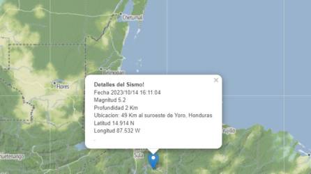 Información preliminar del temblor que se sintió este sábado 14 de octubre.