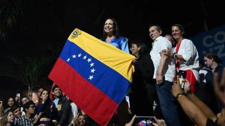 Opositora María Corina Machado en las pasadas elecciones primarias en Venezuela.
