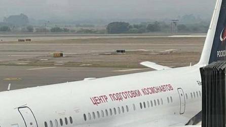 Este es el avión ruso que aterrizó el 1 de mayo en el aeropuerto de Palmerola en Comayagua.