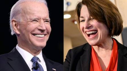 Klobuchar respaldará la candidatura del ex vicepresidente Joe Biden que busca arrebatar la nominación al socialista Bernie Sanders./AFP.