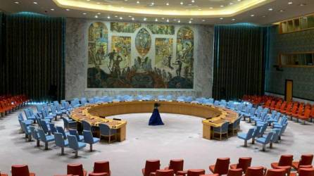 Vista del Consejo de Seguridad de la Organización de las Naciones Unidas.