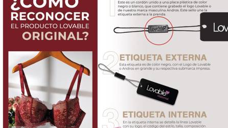 La campaña de Lovable tiene como objetivo enseñar a los consumidores a identificar las prendas de imitación.