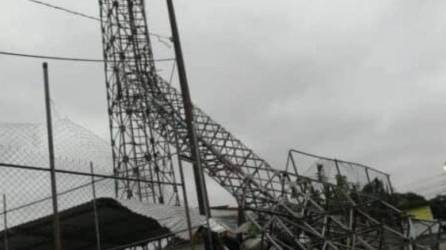 Malas noticias en Puerto Cortés luego que su histórico estadio sufrió daños.