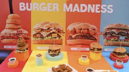 Estas son las cuatro nuevas hamburguesas de Denny´s, Burger Madness.