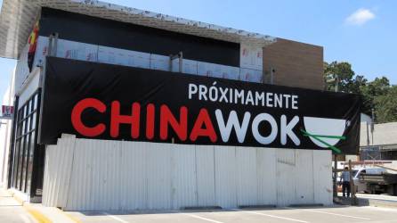 El primer restaurante de China Wok ya se encuentra en construcción.