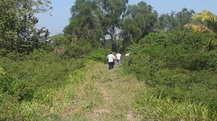 Los cadáveres fueron arrastrados por la corriente del río Chamelecón, dijeron vecinos de Lupo Viejo.